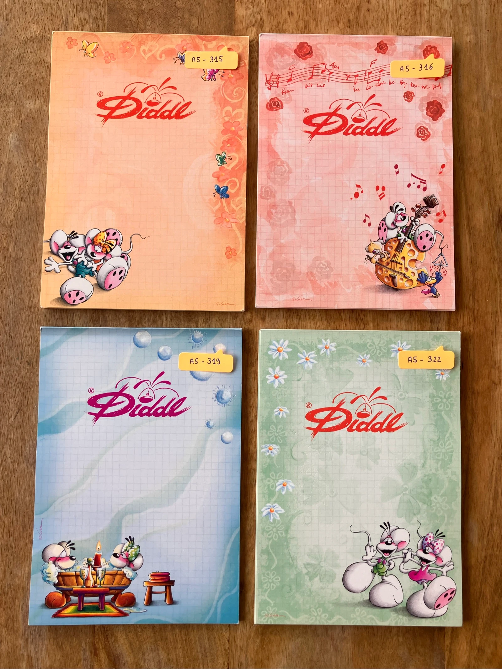 Diddl - Conjunto de 12 folhas A5 – photo 4